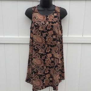 Forever 21 Sleeveless Mini Dress. Black & Brown. S